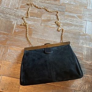 Vintage Karnig Mann Suede Purse🖤